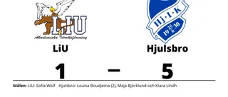 Louisa Boudjema tvåmålsskytt när Hjulsbro vann