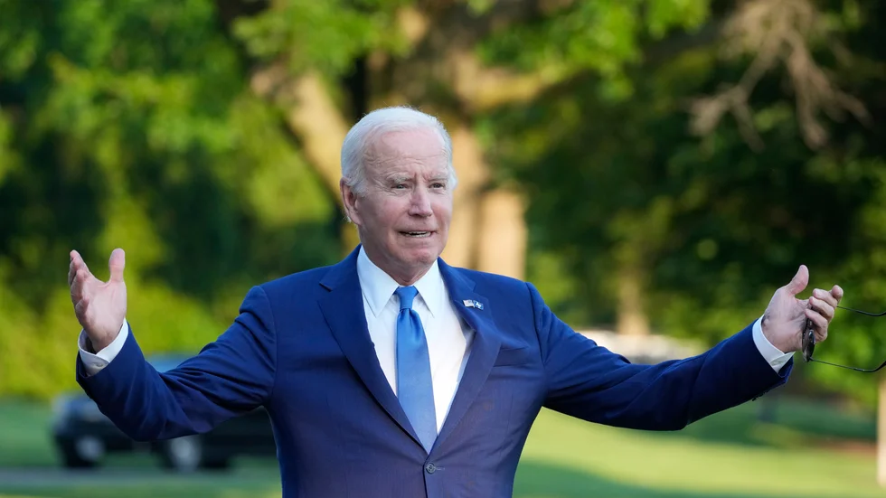 USA:s president Joe Biden har nu undertecknat skuldtakslagen. Arkivbild från 1 juni.