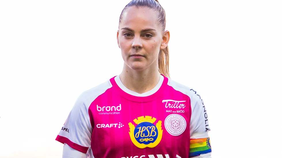 Uppsalas lagkapten Agnes Nyberg. 