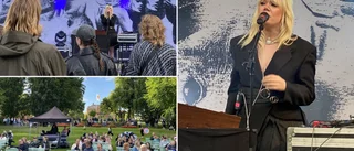 Little Jinder motade bort regnet i Lustparken – så var spelningen