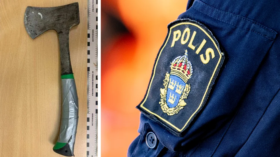 Mannen hade tagit amfetamin och varit vaken i flera dygn innan han attackerade polisen med en yxa.