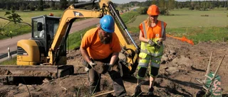 Vägbygge banar väg för utgrävning