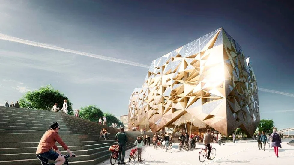 Så här är det tänkt att Juvelen nära Resecentrum ska se ut. Illustration: Arkitektbyrån Utopia
