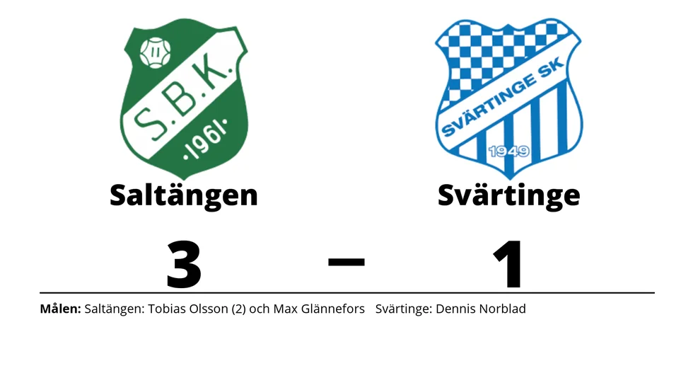 Saltängens BK vann mot Svärtinge SK