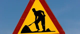 Märklig skyltning om vägarbete längs Söderleden