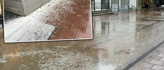 Skellefteå battered by hail storm - see pictures and video clips