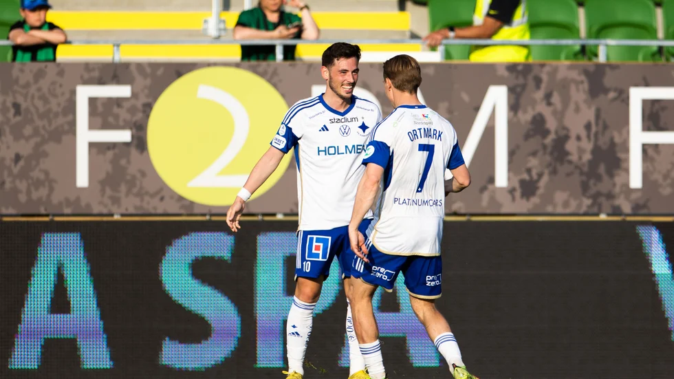 Vito Hammershöy-Mistrati gjorde sitt första mål för IFK Norrköping i bortasegern mot Varberg.