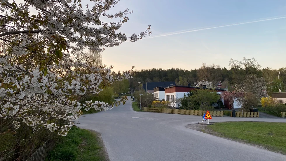 Strömlöst i Krokek under torsdagsmorgonen.