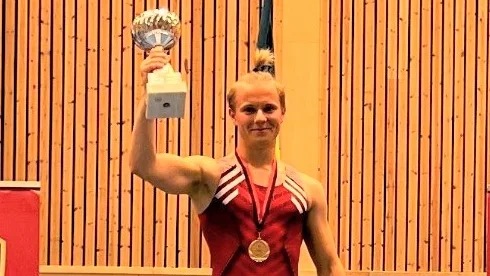 Adrian Lind försvarade sitt SM-guld i DMT från förra året. Arkivbild.