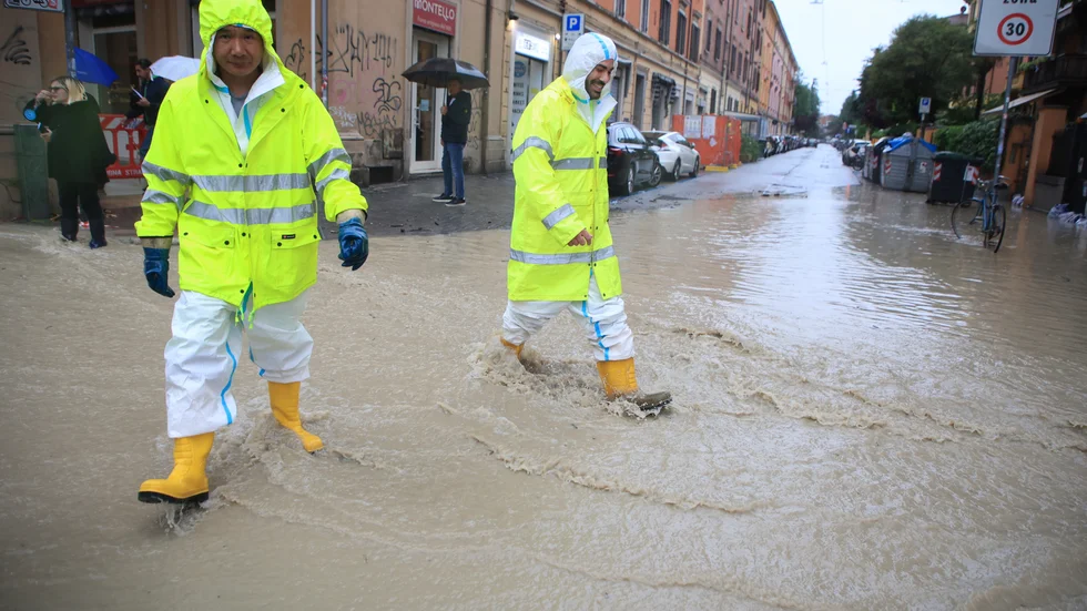 Regionen Emilia-Romagna i norra Italien har drabbats av svåra översvämningar den senaste tiden. I Bologna, ett par mil nordväst om Imolabanan.