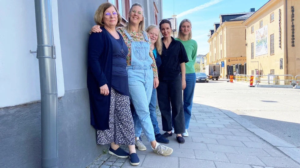 Personalen på BON. Christina Fällman, specialpedagog, Emma Vidlund, logoped, Gunni Stavenborg, psykolog, Maria Eldh, psykolog och Clara Hedenqvist, logoped.