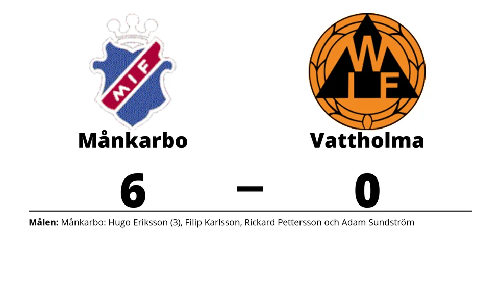 Månkarbo IF vann mot Vattholma IF