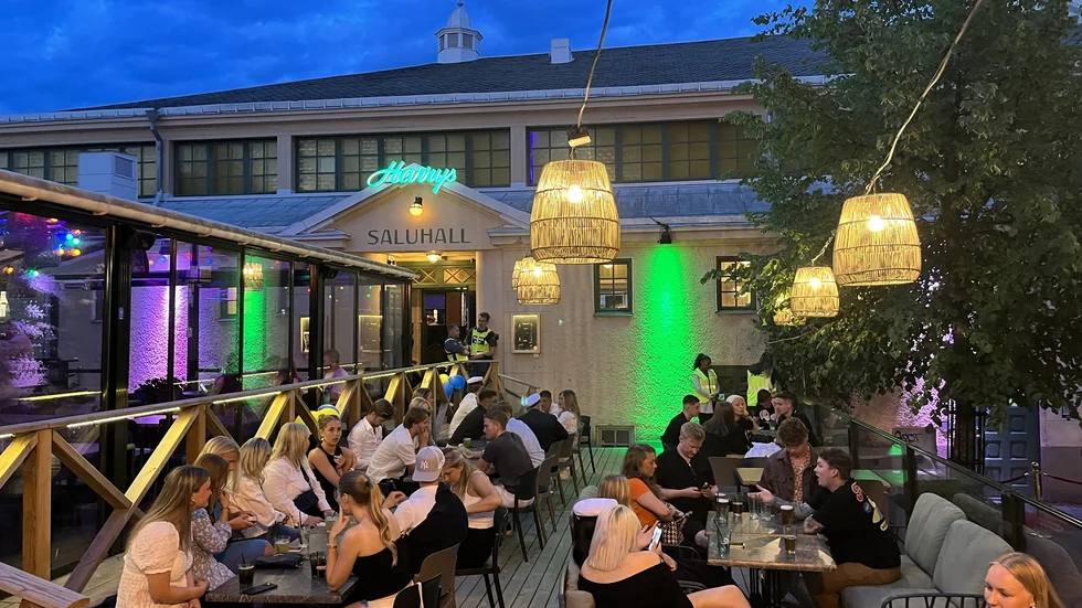 Studentfirandet i Motala - festen.