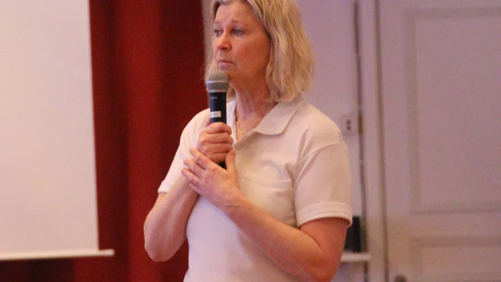 Gästade. Sjukgymnast Anette Berglund.