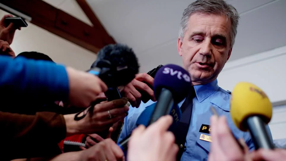 Börje Öhmna, kommunikatör vid polisen, Region nord. Bilden är en arkivbild.