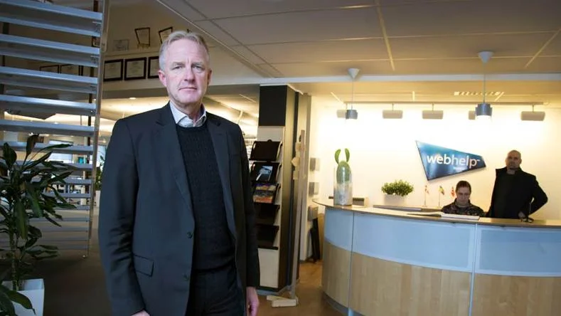 "Beslutet är taget på affärsmässiga grunder", säger Terja Andreassen, vd för Webhelp Nordic.