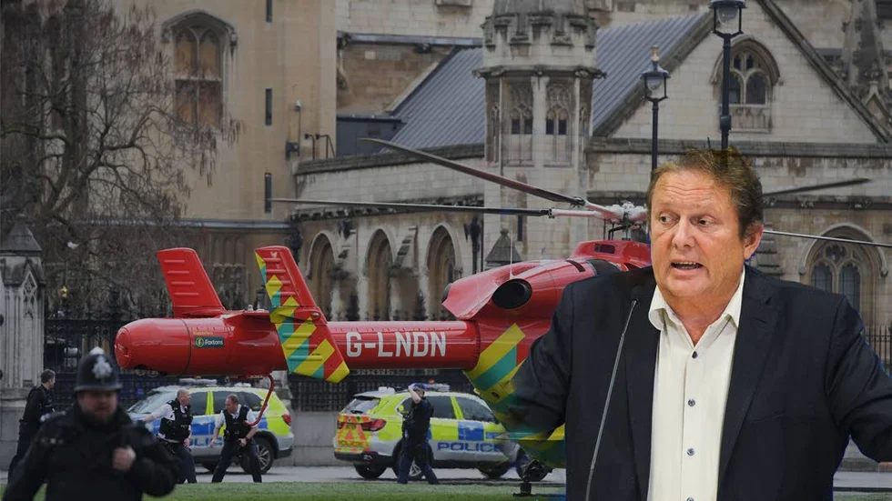 Kenneth Backgård är på plats i London. (bilden är ett montage)