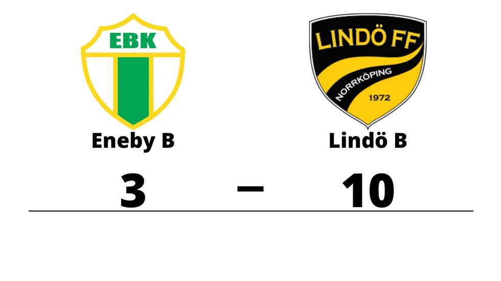 Eneby BK B förlorade mot Lindö FF B