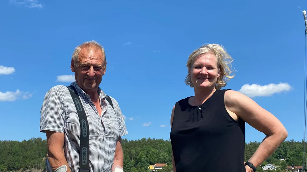 Björn och Pia Jurell vill utöka antalet båtplatser vid Holms yachtvarv. Och hjälper på det sättet Gamleby segelsällskap.