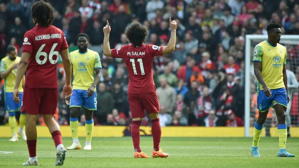 Mohamed Salah blev matchvinnare för Liverpool mot Nottingham.