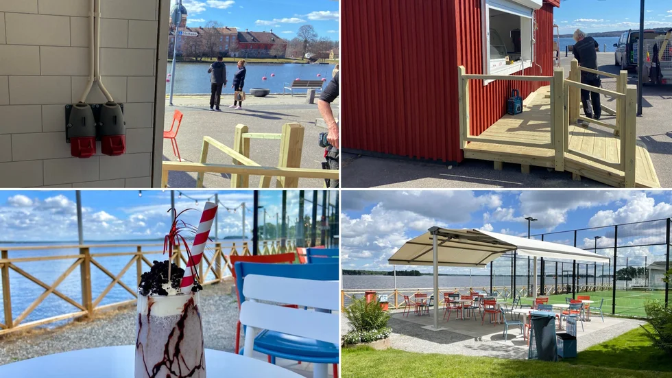Glassbaren i Mariefred, som ersatt Glass- och strömmingsboden, öppnar i början av maj.