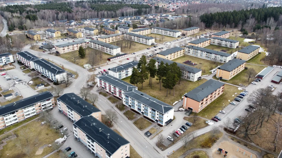 Området Ekön i Motala.