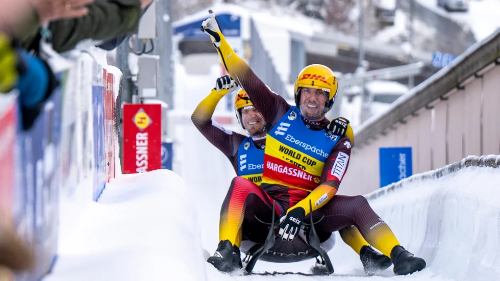 Kälksporterna, som rodel, kan få ny tävlingsplats i OS 2026. Arkivbild.