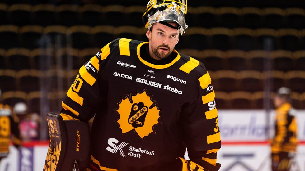 Gustaf Lindvall saknades på måndagsträningen. 