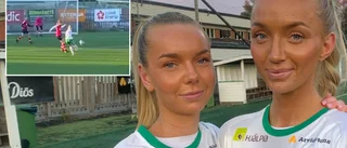 Systrarna Karlsson slog till med varsitt (!) drömmål – i krossen