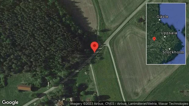 Översvämning stör trafiken på väg 825