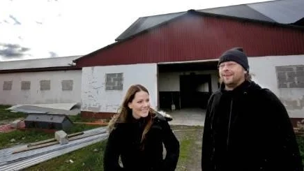 Framtidstro präglar Sabine Nyman och Mikael Tranefalk som nu storsatsar på lammuppfödning och slakteri i Gothem.