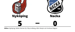 Seger för Nyköping i toppmötet med Nacka