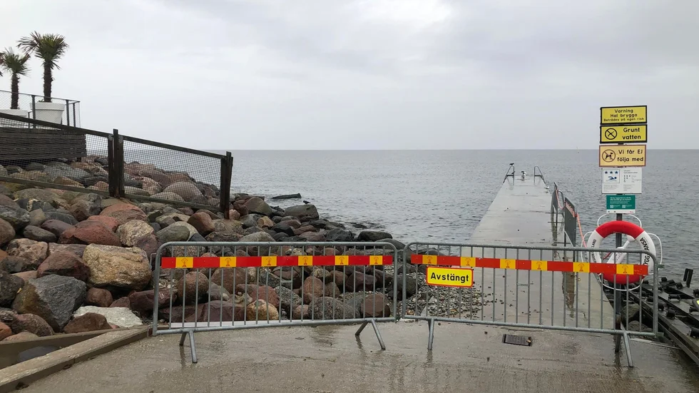 Beslutet att bygga ny brygga vid Kallbadhuset i Visby togs nog i tid. Frågan är om samma beslut tagits utifrån dagens ekonomiska läge. Då hade det kanske sett ut så här året runt.