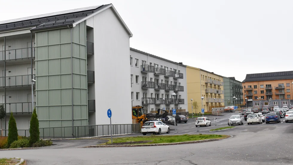 Under perioden 2022 till 2030 ser Tyréns i sin rapport en potential på 10 300 nya bostäder i Skellefteå. Här ses Heimstadens nya hus i kvarteret Storfågeln på Västra Erikslid.