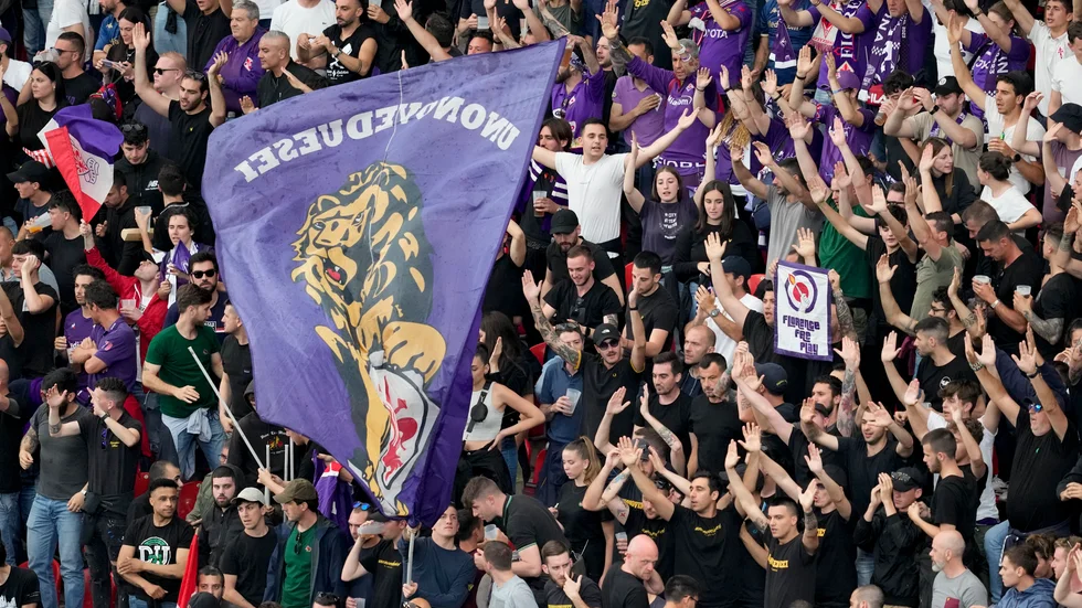 Fiorentinas fans ropade rasistiska tillmälen – nu straffas klubben. Arkivbild.