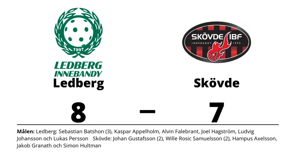 Ledberg IBF vann mot Skövde IBF