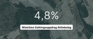 Wiströms Gallringsuppdrag Aktiebolag: Nu är redovisningen klar - så ser siffrorna ut
