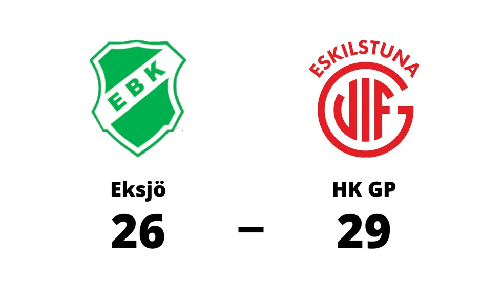 Eksjö BK förlorade mot HK GP