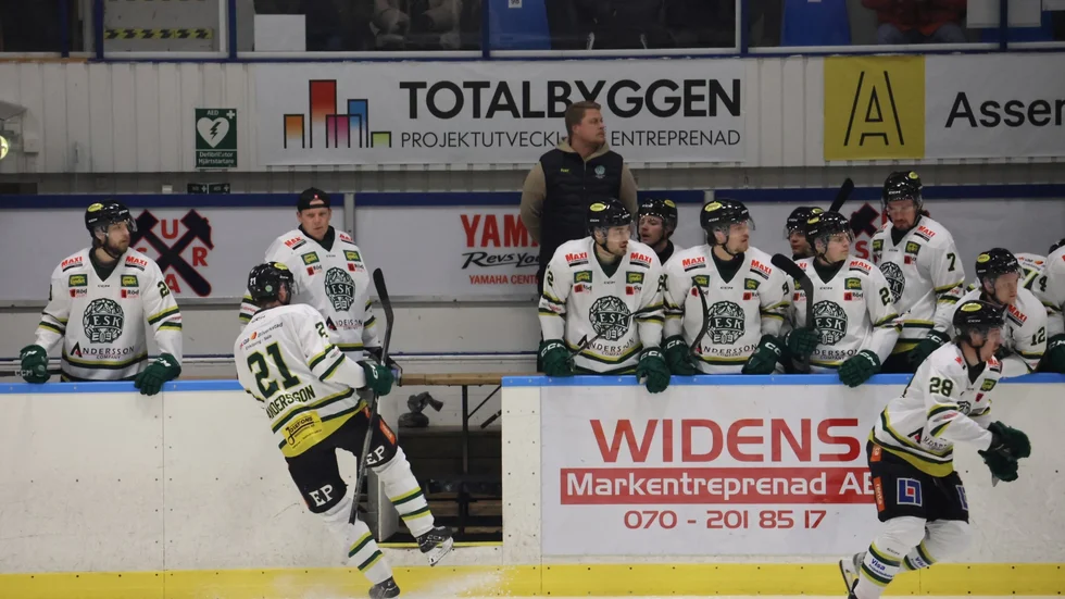 ESK Hockey är ligans näst sämsta lag efter höstsäsongen. 