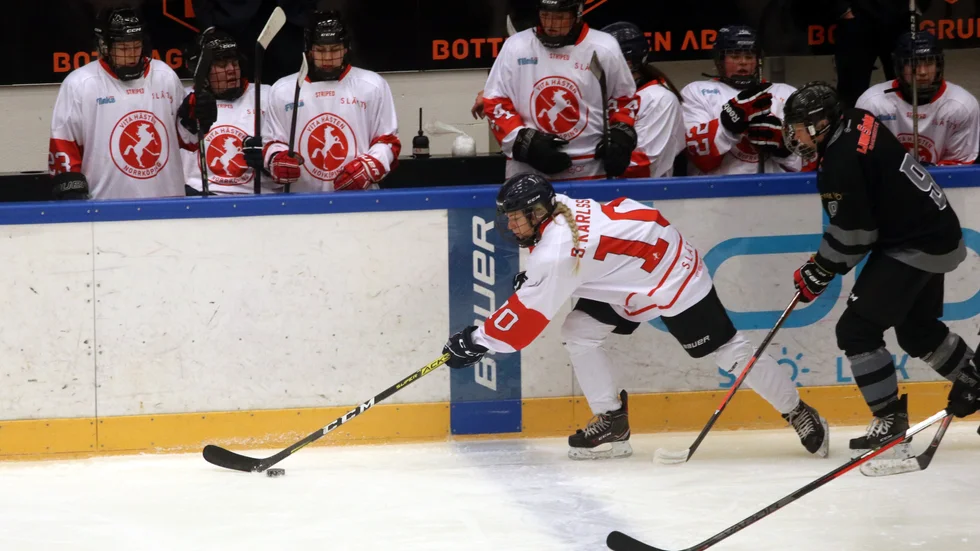Daniela Karlsson slutade med hockeyn för två år sedan, men suget kom tillbaka när Vita Hästen drog i gång damverksamheten på nytt.