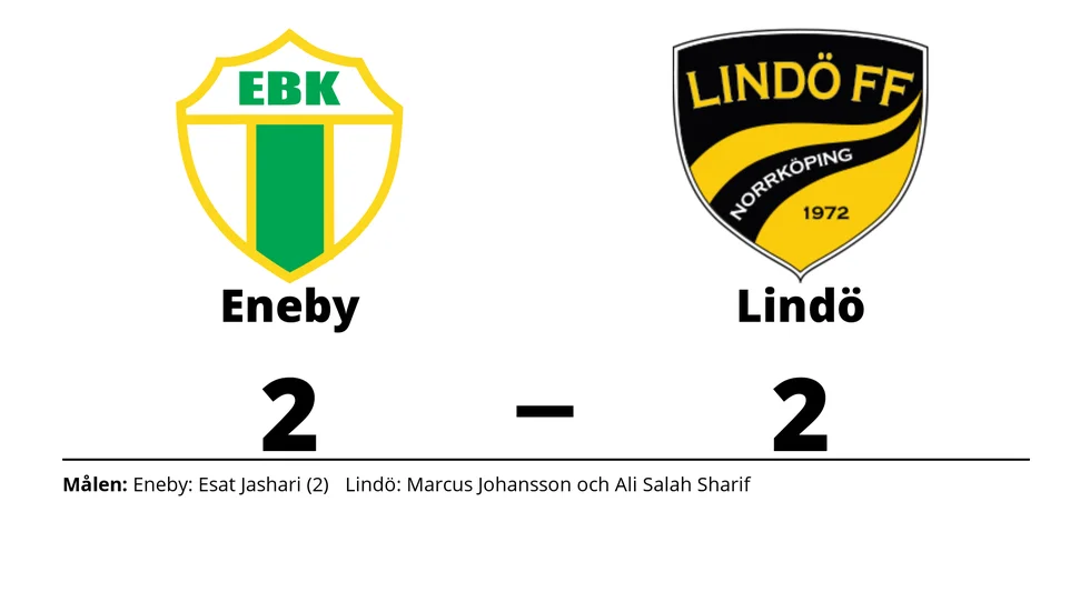 Eneby BK spelade lika mot Lindö FF