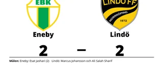 Lindö fixade en poäng mot Eneby