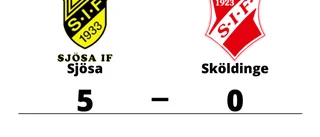 Sjösa utklassade Sköldinge på hemmaplan