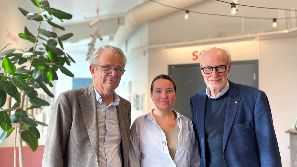 Mats Bartling, Oksana Moroz och Ulf Jansson har tillsammans tagit Ukraina-projektet i mål.