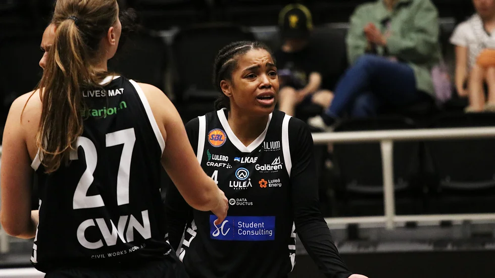 AJ Alix har inte spelat en seriematch än för Luleå Basket. Snart ska besked komma om hur allvarlig skadan är.