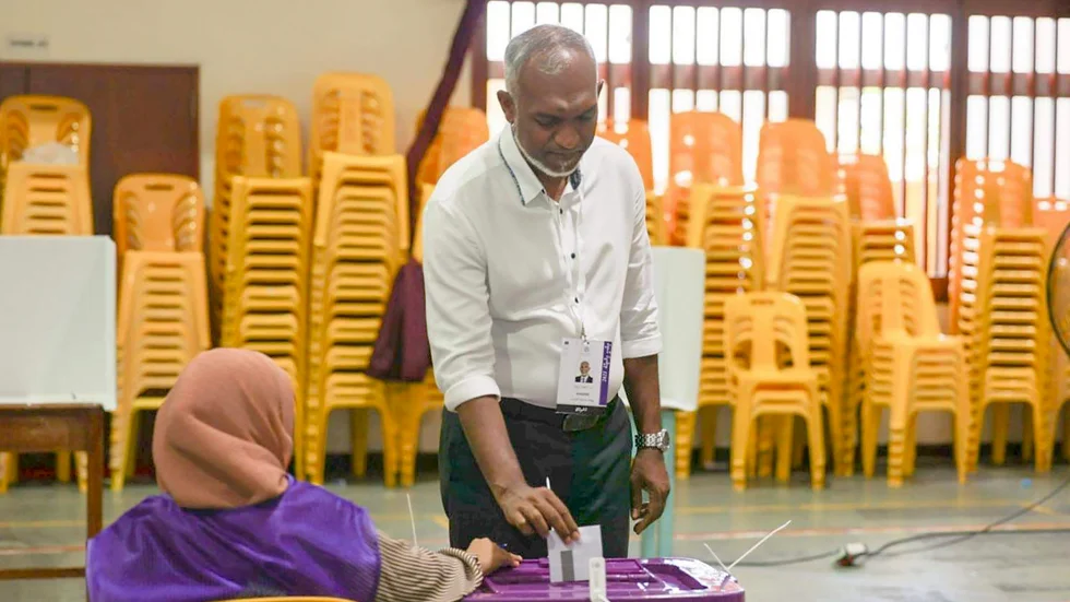 Mohamed Muizzu blir Maldivernas nye president.