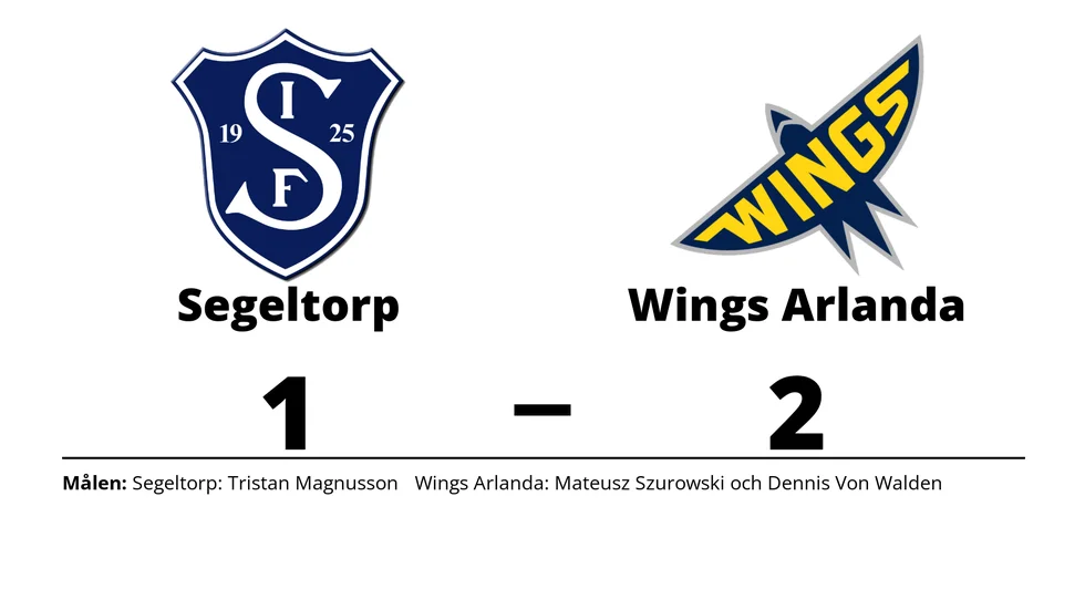 Segeltorps IF förlorade mot Wings HC Arlanda