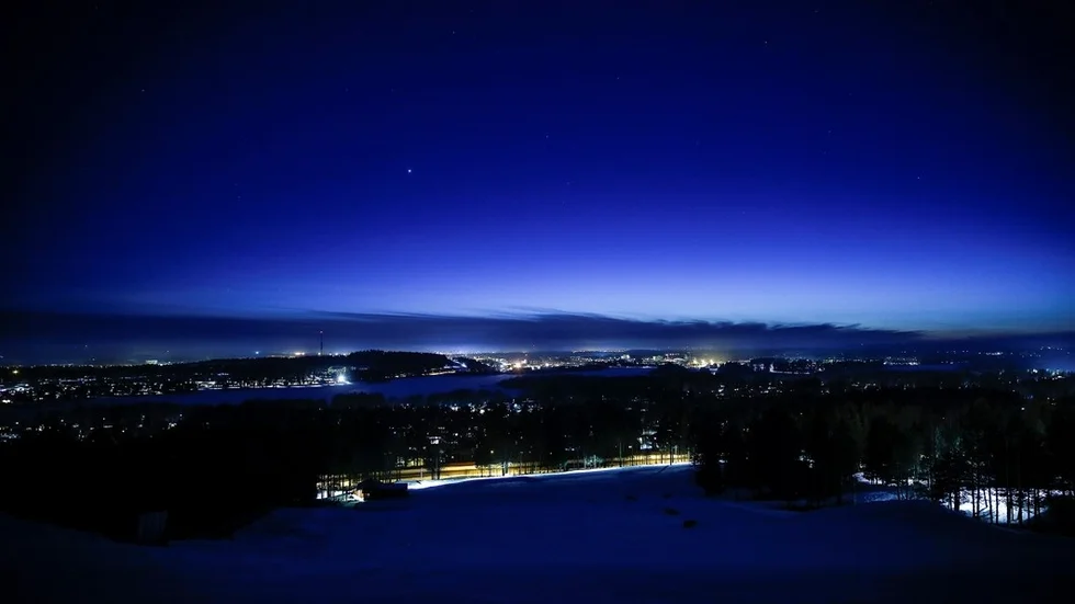 Earth hour kl 20.08 Ormberget i Luleå