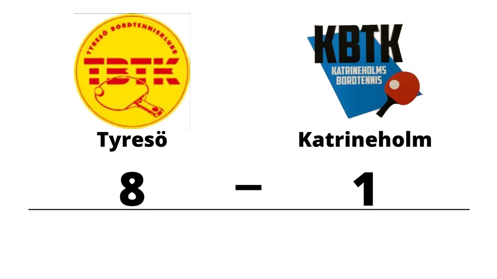 Tyresö BTK vann mot Katrineholms BTK