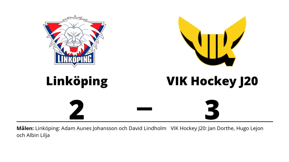 Linköping HC förlorade mot VIK Västerås HK